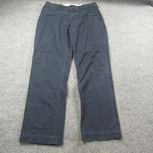 Polo Ralph Lauren Chino Pants Mens 35x32 Navy‎ Suffield Pant Red Pony Flat Front